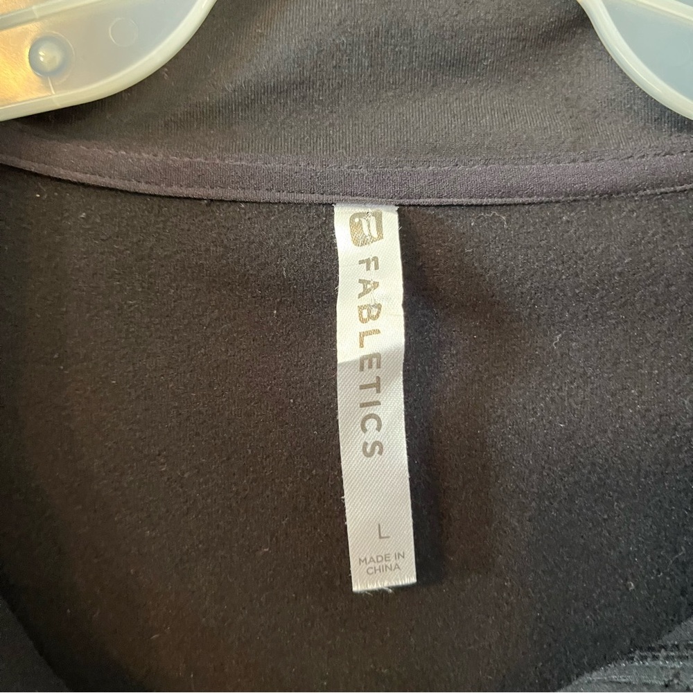 Fabletics Black Pullover Performance Jacket Size L - image 6